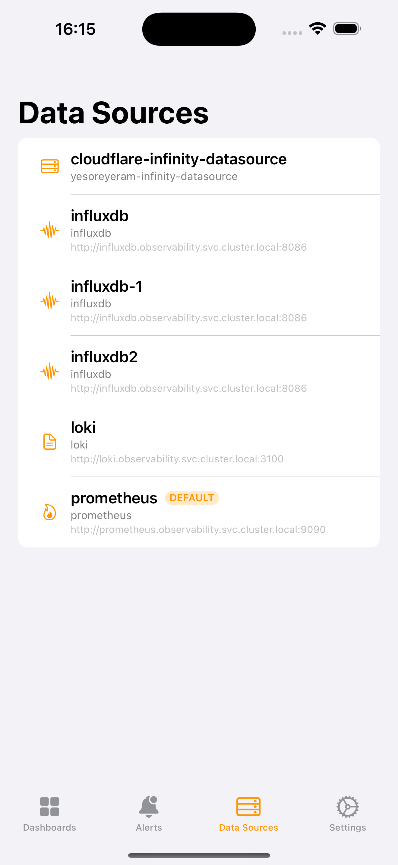 GrafLens Data Sources